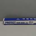 K KNODEL Large Office Leather Desk Mat, Mouse and Keyboard Pad, Computer and Laptop Mat, Desktop Protector and Cover, Writing Pad and Blotter (47.2"x23.6", White)