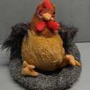 BENINY 8Pcs Chicken Stuffed Animal, Stuffed Hen with Little Baby Chicks and Coop, Plush Toys for Kids, Hit of Christmas Farm Party