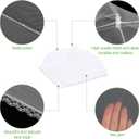 4 Pack Mesh Food Covers 17 inch, Large and Tall Food Covers, Pop-Up Mesh Food Covers Tent Umbrella for BBQs, Outdoors, Screen Tents, Parties Picnics, Fruit Cover