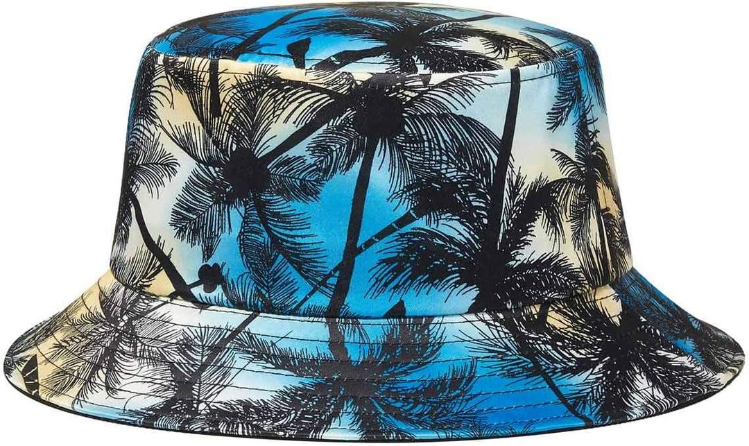 Quanhaigou Unisex Sun Hats, Fashion Beach Bucket Hat for Men Women,Summer Outdoor Boonie Cap Breathable Packable M,L