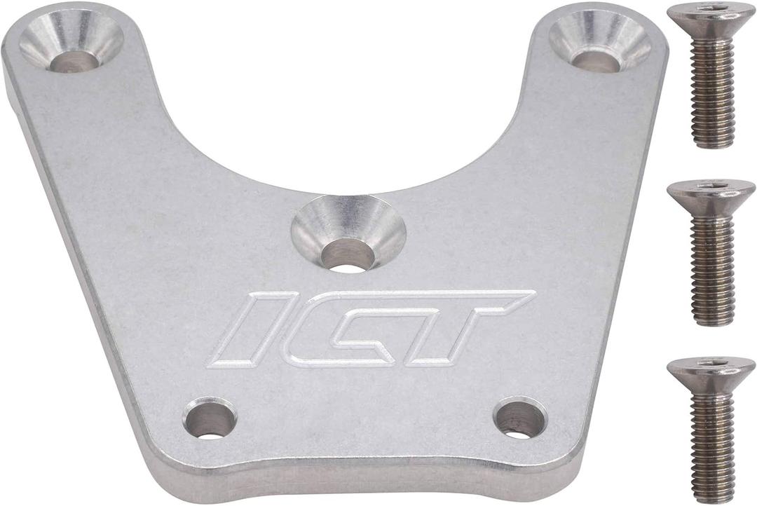 ICT Billet LS Gen 3 Iron Block to Gen 4 Timing Chain Tensioner Drill Template Tool Adapter Billet Aluminum LQ4 LQ9 LM7 LR4 L59 Gen III Gen IV 551902-TL01