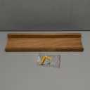 Oak Floating Shelves - Natural Wood Wall Mounted Display Picture Ledge - Home Office Living Room Bedroom Wall Storage Shelf - 4x12 Inch