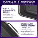 Nintendo Switch 2 carrying case, large-capacity hard shell travel bag,2025 Nintendo Switch second generation hard protective case,Large space to accommodate chargers game card and accessories