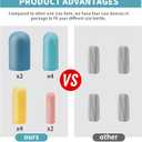 TRANOMOS Silicone Bottle Covers Travel Essentials for Women Men, Beach Vacation Essentials, Travel Size Toiletries Accessories, Cruise Ship Essentials 2026, Must Haves, Leak Proofing
