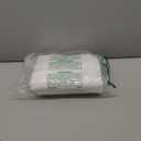 Turquoize Natural Linen Blended Curtain Panels Semi Sheer Curtains Light Filtering Linen Curtains Rod Pocket Linen Textured Drapes for Bedroom, Privacy Assured, 72 Inches Length (2 Panels, White)