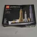 LEGO Architecture New York City Model Kit - Bedroom or Office Decor for Kids & Adults, Ages 12+ - Building Blocks to Display - NYC Gift & Souvenir Ideas - 21028