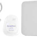 LOGJAM 2 Set Reusable Dental Floss Holder with Replaceable Picks and Storage Box, Portable Flossing Handle Tool Oral Care Kit