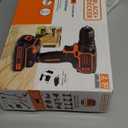 BLACK+DECKER 20V MAX Cordless Drill/Driver Kit with ‎Battery, Charger, and Double Ended Bit (BDCDD120C)