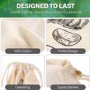 Vegetable Storage Bags Set of 3, 11.8" x 15.7", 11.8" x 15.7", 7.9" x 9.8"