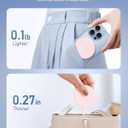 Magnetic Wireless Charger Fast Charge Strong Magnet Charging Pad for iPhone 17/16/15/14/13/12 - Series&AirPods Pro 4-2, Daul Ports, Case-Friendly, Ultra-Slim & Portable for Travel Nightstand Desk