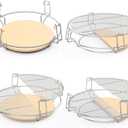 only fire Barbecue Cooking Grate System Grilling Accessory for Weber 22" Kettle Grill and Other Similar Size Kettle Grills