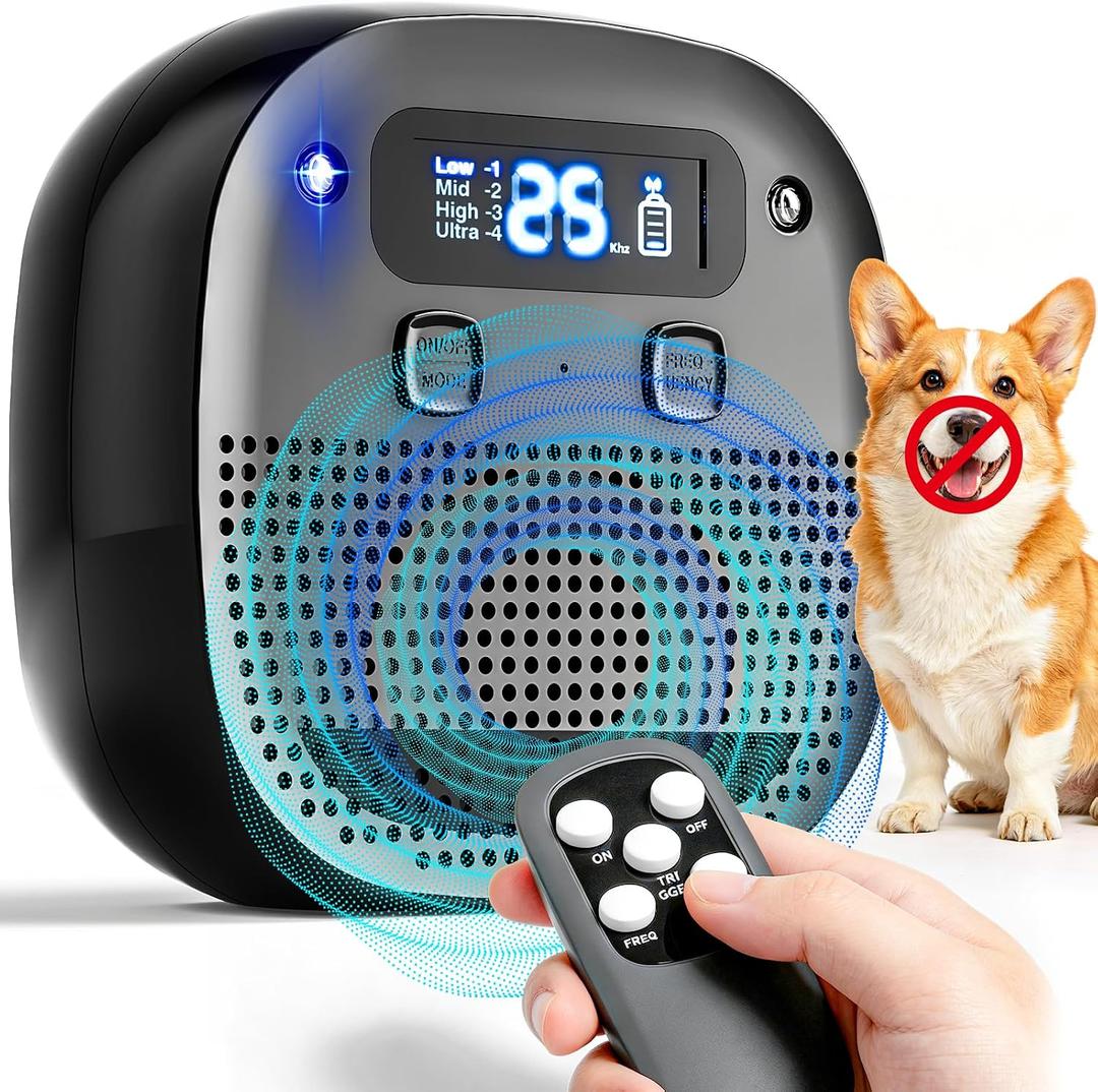 Dog Bark Deterrent Devices,Ultrasonic Anti Barking Device for Dogs
