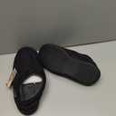 Zigzagger Men's Slip On Moccasin Slippers, Indoor/Outdoor Warm Fuzzy Comfy House Shoes, Fluffy Wide Loafer Slippers (13-14, Jet Black)