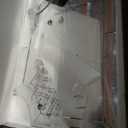 Large Scalloped Mirror, 47.3'' X 31.5''Decorative Wall Mirrors for Living Room with Glass Pieces, Beveled Mirror for Entryway Hallway Bathroom Dining Room