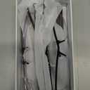 FONHCOO Bifocal Reading Glasses for Women Men, Metal Half Frame Blue Light Blocking Readers