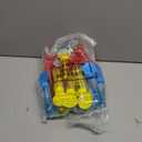 24 Pcs Cartoon Toy Bubble Wands Blue Sky White Clouds and Cow Print Mini Bubble Party Favor for Kids Toddlers Birthday Goody Bag Stuffer Filler Classroom Reward Gifts(Red, Yellow, Blue)