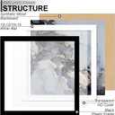 Fxojyvo 12x12 Frame Black, Display Picture 10x10 with Mat or 12 x 12 Without Mat, Wall Hanging Large Picture Frame for Diamond Art Painting 30x30cm - 1 Pack