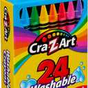 Cra-Z-Art Washable Crayons, 24 Count, Crayons for Kids Back To School Supply List Essential