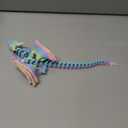 3D Printed Dragon with Wings, 3D Printed Animals Toys, Fidget Dragon Toys, Flexible Articulated Winged Crystal Dragon Model, Desktop Pet Decor, Dragon Gift for Kids & Adult (Random-Rainbow)