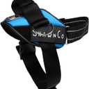 ShawnCo Essential Pro Dog Harness, No-Pull Pet Vest with 3 Leash Clips and Removable, Reflective Side Patches, Adjustable and Padded Harness for Small, Medium and Large Dogs (Oceanic Blue, S)