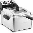 Cuisinart CDF-200P1 Professional Deep Fryer, 1 Gallon, Stainless Steel