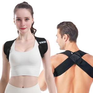 VKN Posture Corrector for Men and Women One-Piece Back Brace for Daily Workout & Gym - Breathable Elastic Spine Alignment Trainer for Men and Women - Snug Fit Body Shape Corrector for Home & Office(XL)
