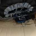 GCI OUTDOOR RoadTrip Rocker Camping Chair | Portable, Folding Rocking Chair with Solid, Durable Armrests, Drink Holder & Comfortable Extended Backrest  Indigo Blue (Midnight)