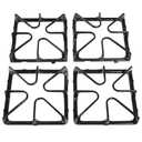 Premium WB31K10034 Gas Range Surface Burner Grates Replacement Parts For GE Stove Parts General Electric Cooktop Parts Cast Iron Gas Stove Rack, Top Burner Rack Sets 4-Pack