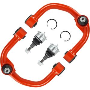 2-4" Lift Front Upper Control Arm Fit for Ford F150 2004-2020 2 PCS Red Tubular Suspension kit Adjustable Control Arm 04-20