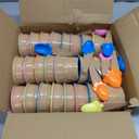 24 Pcs Ice Cream Bowls, Plastic Cartoon Ice Cream Cups and Spoons Set Reusable Cute Candy Color Dessert Frozen Yogurt Bowl Container Party Favors Sundae Birthday Decorations Summer Holiday Supplies