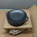 Lodge Cast Iron Set - 5-Piece Set - Pre-Seasoned Kitchen Set - Skillets, Griddle & Dutch Oven Included - PFAS-Free Non-Toxic Cookware