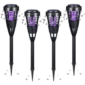 2025 Solar Bug Zapper Outdoor-Waterproof Mosquito Killer for Fly Gnat Small Flying Insect,4PACKS Mosquito Repellent Outdoor Patio Home Yard Garden,Lighting Mosquito Dunks Lamp for Outside(Black) 2025 Solar Bug Zapper Outdoor-Waterproof Mosquito Killer for Fly Gnat Small Flying Insect,4PACKS Mosquito Repellent Outdoor Patio Home Yard Garden,Lighting Mosquito Dunks Lamp for Outside(Black)