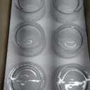 Bekith 6 Pack Drinking Glasses, 9.5 oz Romantic Water Glasses Tumblers, Heavy Duty Vintage Glassware Set for Whisky, Juice, Beverages, Beer, Cocktail