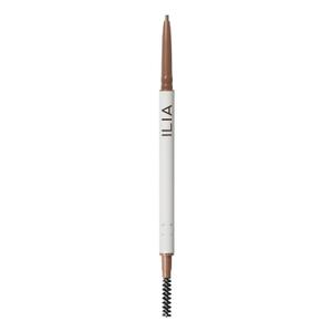 ILIA - In Full Micro-Tip Brow Pencil with Spoolie | Buildable Pigment, Fade-Resistant | Safe for Sensitive Eyes, Fragrance + Silicone-Free | Non-Toxic, Vegan, Cruelty-Free, Clean Makeup (Blonde)