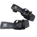 SM New York Womens Shoes, Black, 9L & 8R Sizes
