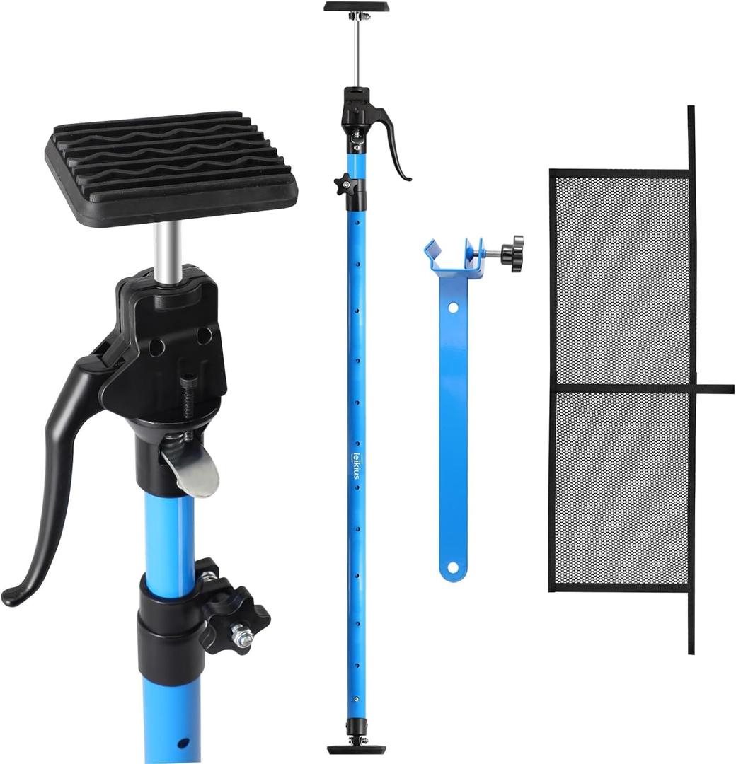 79 inch Heavy Duty Adjustable Cargo Bar,200LB CapacityNon-Slip Truck Bed Divider for Pickup Truck Bed,Aluminum Handle Cargo Bar for SUV, Trailer, Van, Come with 1 Bar, 1 Divider, 1 Net (Blue)