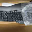 Perixx Periboard-612B Wireless Ergonomic Split Keyboard with Dual Mode 2.4G and Bluetooth Feature, Compatible with Windows 11 and Mac OS X System, Black, US English Layout