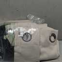 NICETOWN Natural 100% Blackout Lined Curtains, 2 Thick Layers Completely Blackout Window Treatment Panels Thermal Insulated Drapes for Kitchen (1 Pair, 42" Width x 63" Length Each Panel)