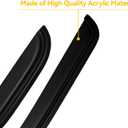 Window Rain Guards Visors for 1999-2016 Ford F250 F350 F450 Super Duty Extended Cab, Window Vent Wind Shades Deflectors for 99-16 F-250 F-350 F-450 SuperCab
