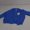 LALABEE Women's Classic 3/4 Sleeve Open Front Cropped Bolero Cardigan Shrugs for Dresses (S) (Lbt002-cobaltblue)