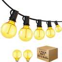 40FT LED Outdoor String Lights Waterproof, G40 LED Globe Outdoor Lights for Patio with 27 Edison Vintage Shatterproof Bulbs, Connectable Backyard Lights for Garden, Bistro, Porch, Cafe