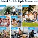 4G LTE WiFi Hotspot, Portable WiFi for Travel in 80+ Countries, No SIM Required, No Contract, Connect 10 Devices, Pocket Mobile Router for Traveler, 1GB Global Data (US/CA/MX/EU/Asia)