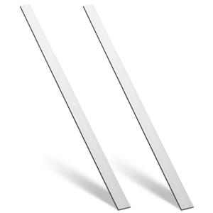 Zonon 2 Pcs 6061 Aluminum Flat Bar 48 x 2 x 1/8 Inch, Metal Stock
