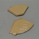 100 Count #2 Cone Coffee Filters, Unbleached Natural Paper, No Blowout & Tear-Resistant, Compostable, Fits 2-6 Cup Makers, Pour-Over & Ninja Brewers