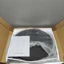 Round Side Table,Modern Aesthetic End Table with Oak Veneer,Wood Accent Table for Living Room, Bedroom (A, Black)