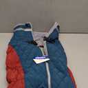 FUAMEY Dog Coat for Large Dogs,Waterproof Dog Winter Jacket with Harness Built in Puppy Cold Weather Coats Reflective Pet Vest with Zipper Warm Fleece Dogs Snowsuit Windproof Dark Blue XXL (XXL(chest:35in))