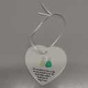 2PCS Heart-Shaped Sea Glass Friendship Decor,Timeless Friendships Heart Keepsake,Friendship Hearts Ornament for Christmas Tree Hanging Ornaments,Sea Glass Art for Best Friends