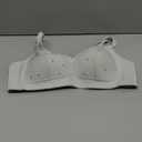 Daisy Bras for Older Women No Underwire Front Closure Comfort Senior Wireless Snap Closing Bra (Light Gray)