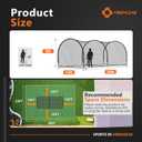 ORIENGEAR Baseball Batting Cage for Backyard, 20 x 13 x 9 ft, Fully Enclosed Hitting Cage, Baseball and Softball Training Cages, Backyard Hitting and Pitching Practice Net with Frame, 1.25" Mesh