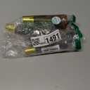 6 Inch Wooden Furniture Legs with Gold Cap Set of 4 Sofa Replacement Solid Wood Furniture Feet for Armchair Couch Cabinet Dresser Ottoman TV Stand Bed Legs (Dark Brown-6inch)